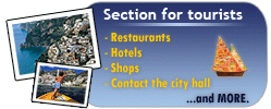 Section for tourists